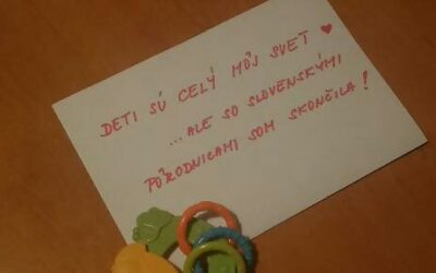 Doteraz som to nemala komu povedať