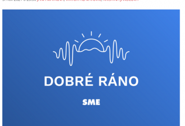 Logo podcastu Dobré ráno DOBRÉ RÁNO SME