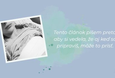 Fotografia Dominiky, ktorá zažila popôrodné psychické ťažkosti. A jej citát - Tento článok píšem preto, aby si vedela, že aj keď sa pripravíš, môže to prísť.